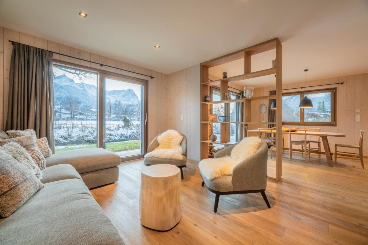Riverside Chalet Alpspitze Garmisch-Partenkirchen Luaran gambar