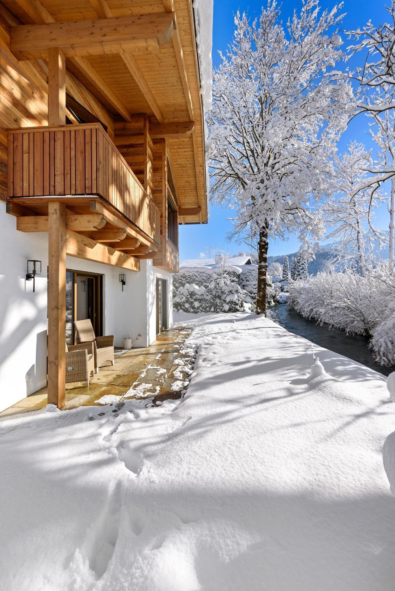 Riverside Chalet Alpspitze Garmisch-Partenkirchen Luaran gambar